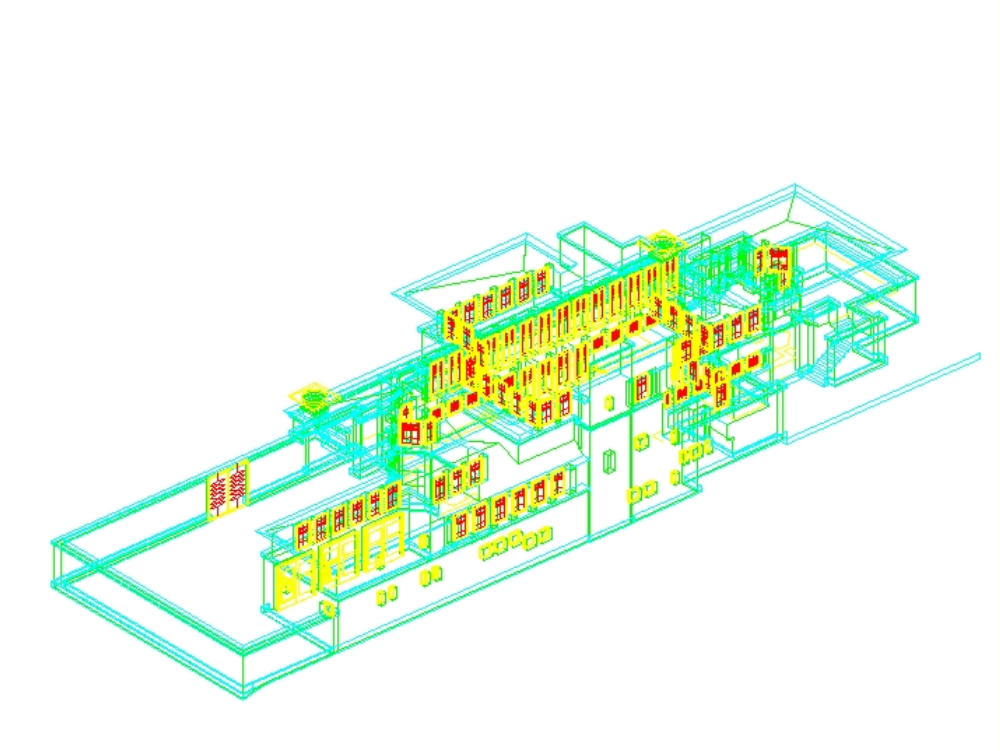 Maison Robie - Frank Lloyd Wright modèle 3D