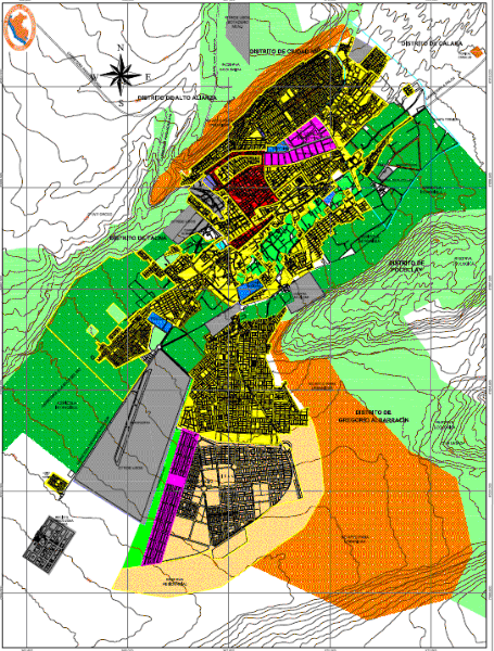 Landnutzung und Bodenkarte, Tacna, Peru