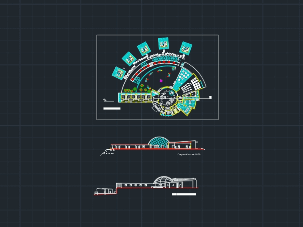 Mountain resort in AutoCAD  CAD download (562.25 KB 