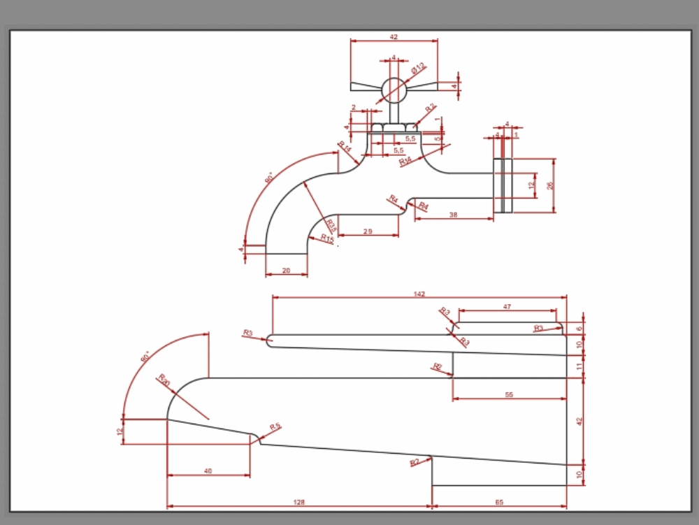 faucet cad block free download