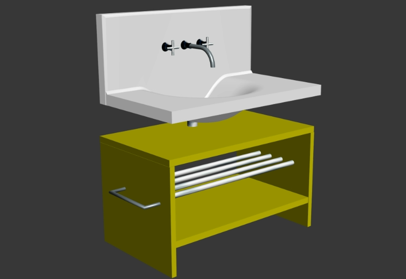 Modern Sink 3D