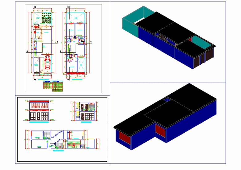 Apartment plan dwg