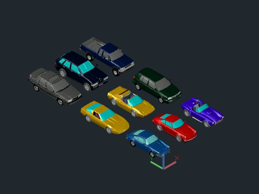 voitures 3D