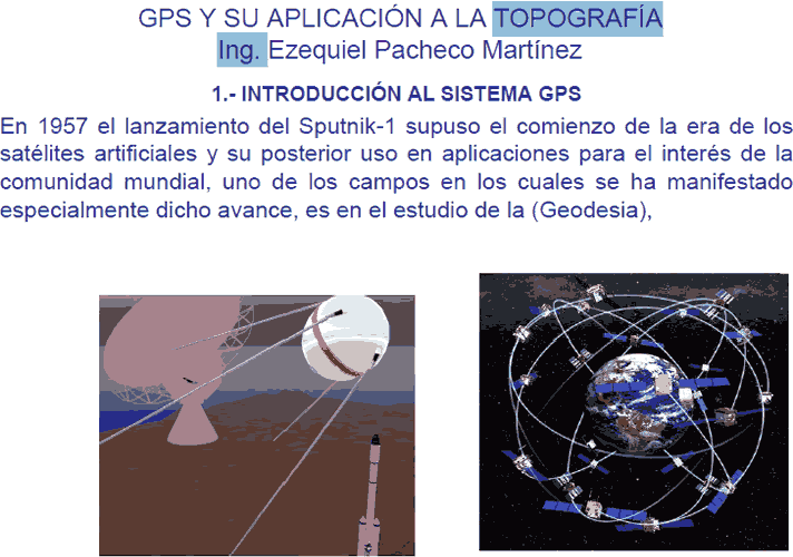 GPS Technology Applied to Topography