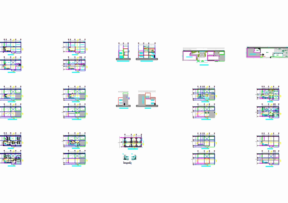 Housing with tailoring workshop in AutoCAD CAD (2.19 MB 