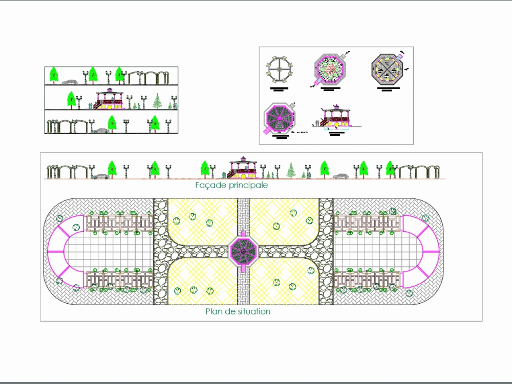 Children's playground--simple layout (3.1 MB) | Bibliocad