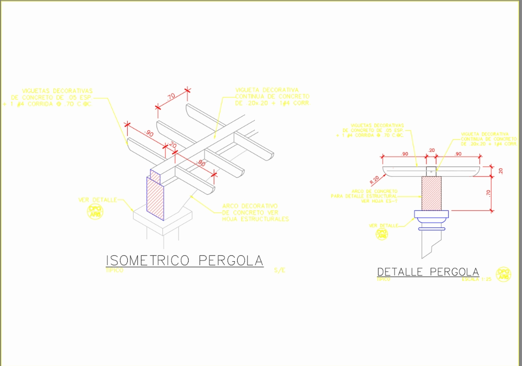 Details zur Pergola-Konstruktion