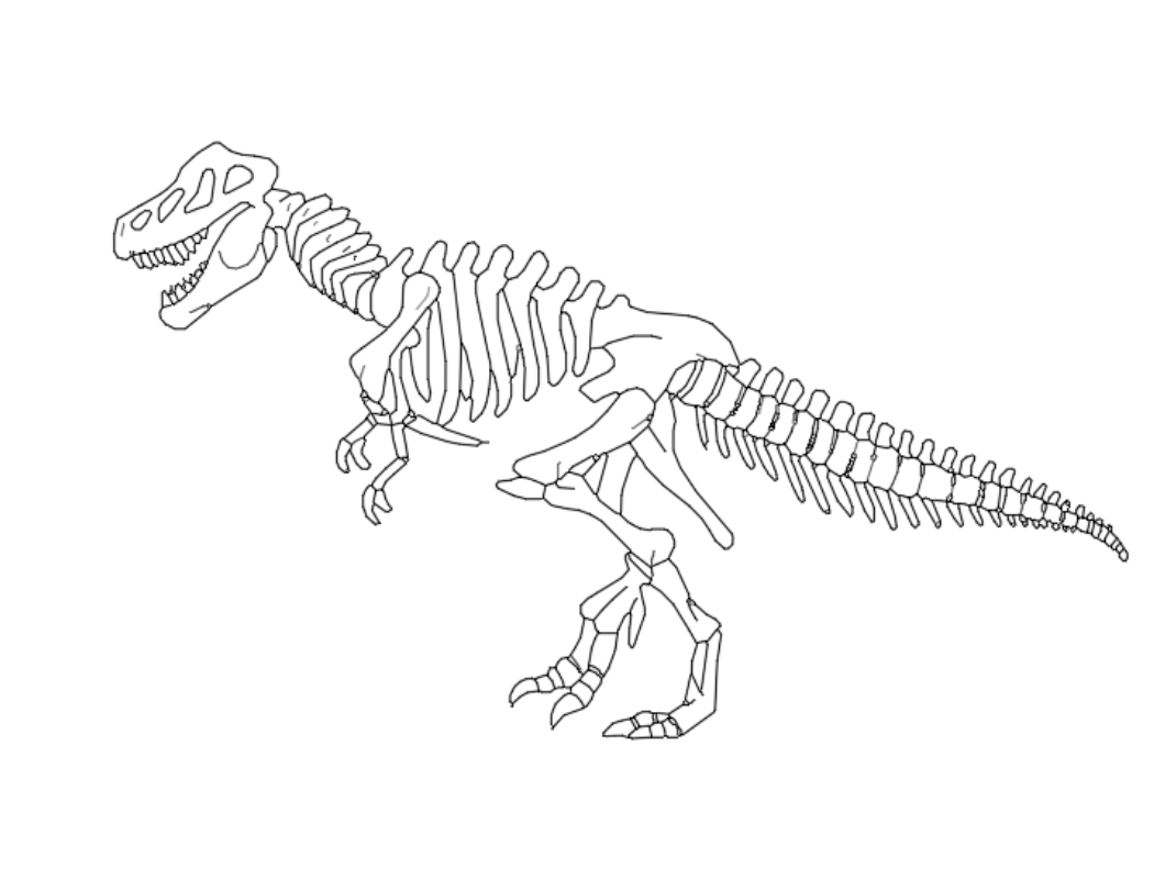 Esqueleto de Dinosaurio