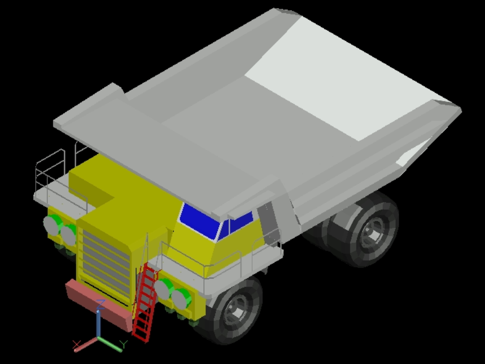 véhicule cargo 3D