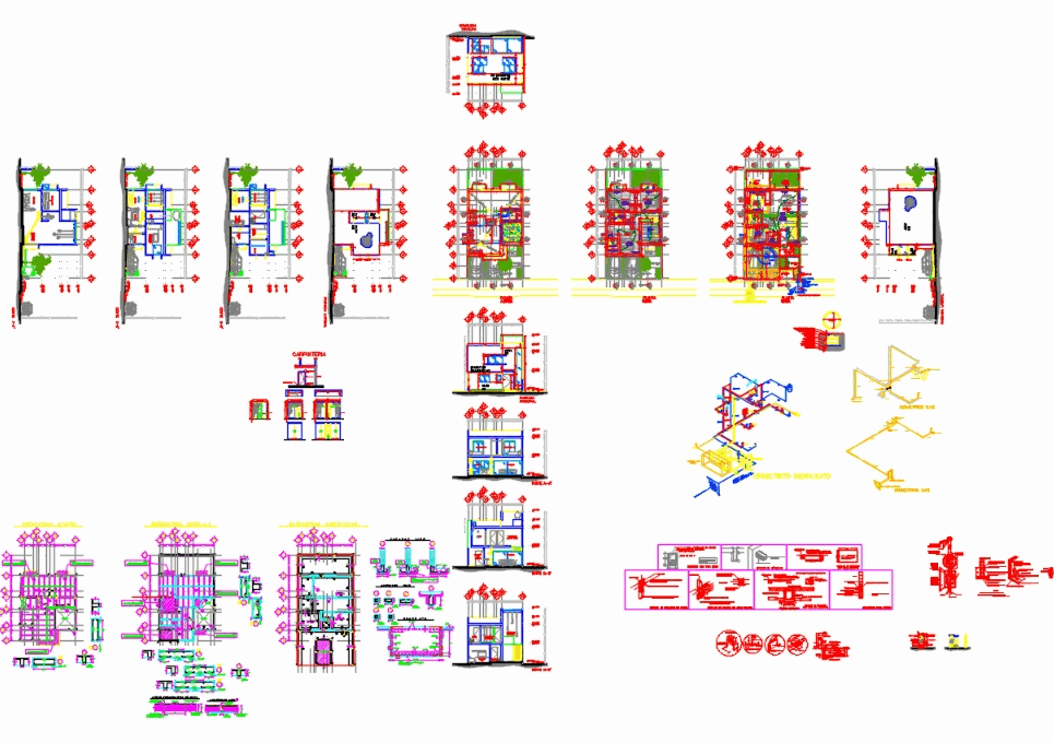 Type House 175 M2 In Autocad Cad Download 1 8 Mb Bibliocad