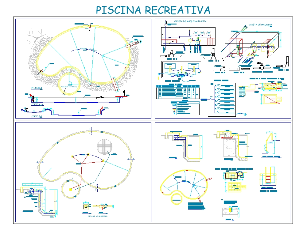 Чертеж бассейна dwg