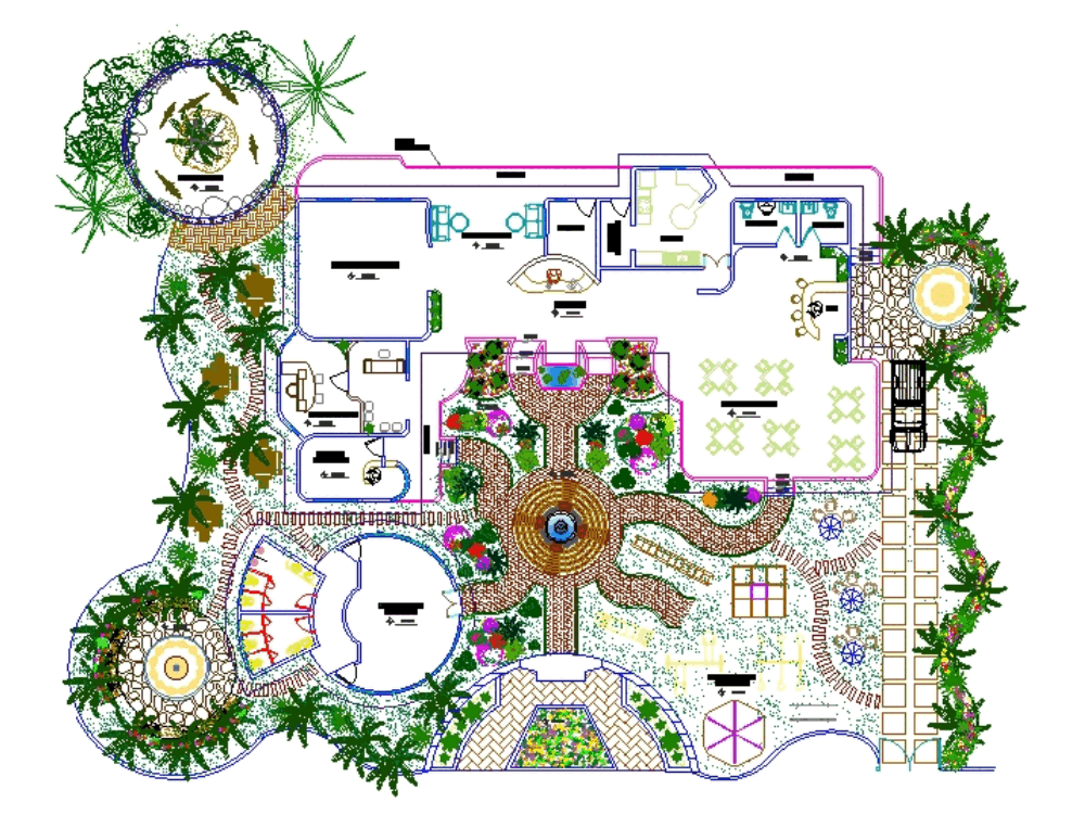 Parque En Autocad Descargar Cad 182 Mb Bibliocad 6198