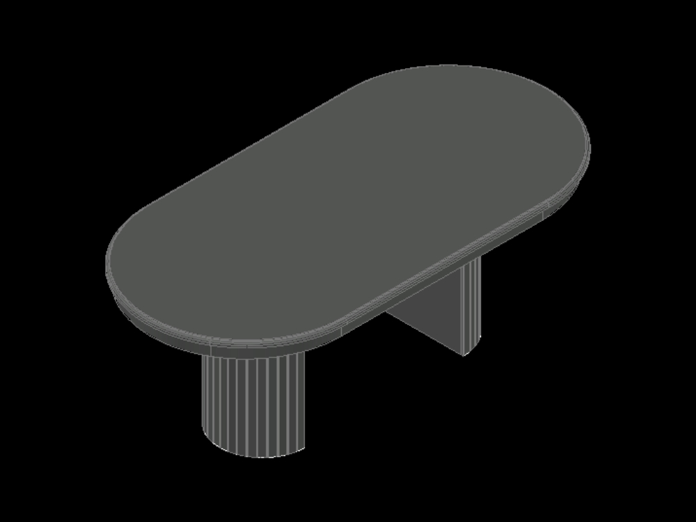 Tisch in 3D.