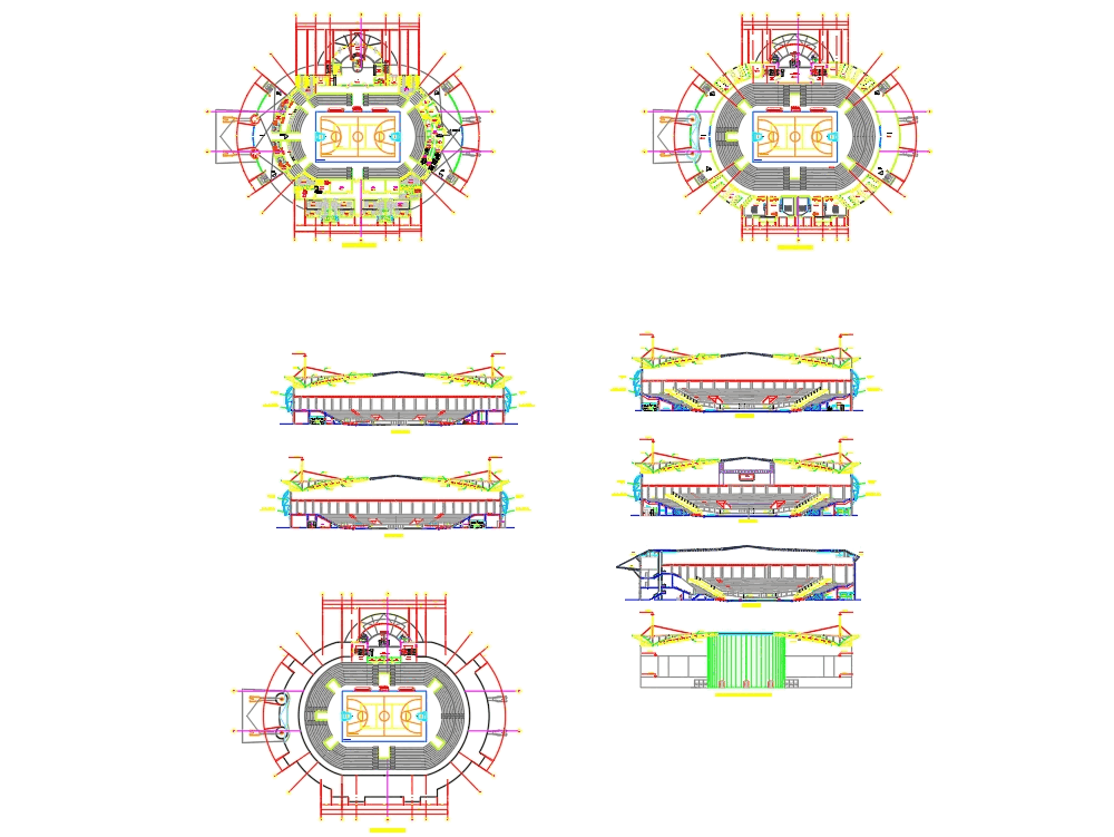 Colosseum pan in AutoCAD CAD download 1 23 MB Bibliocad