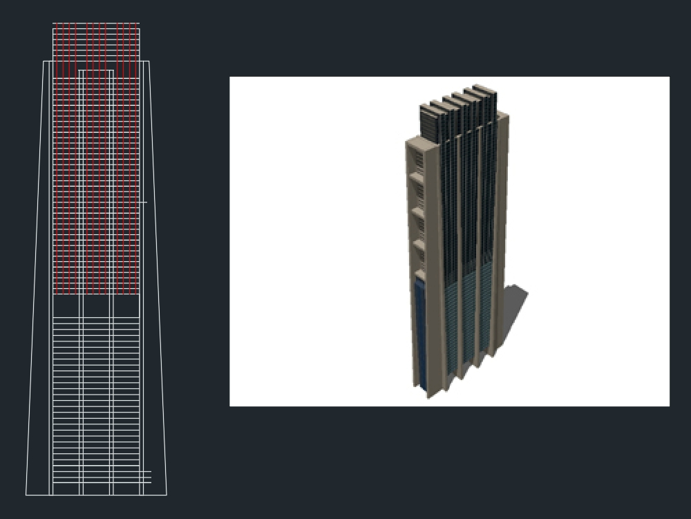 Fassade - der Index-Wolkenkratzer
