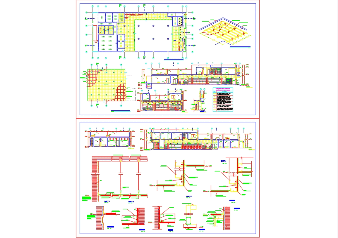 Bank Office Detail For Ceiling In Autocad Cad Download 0 44