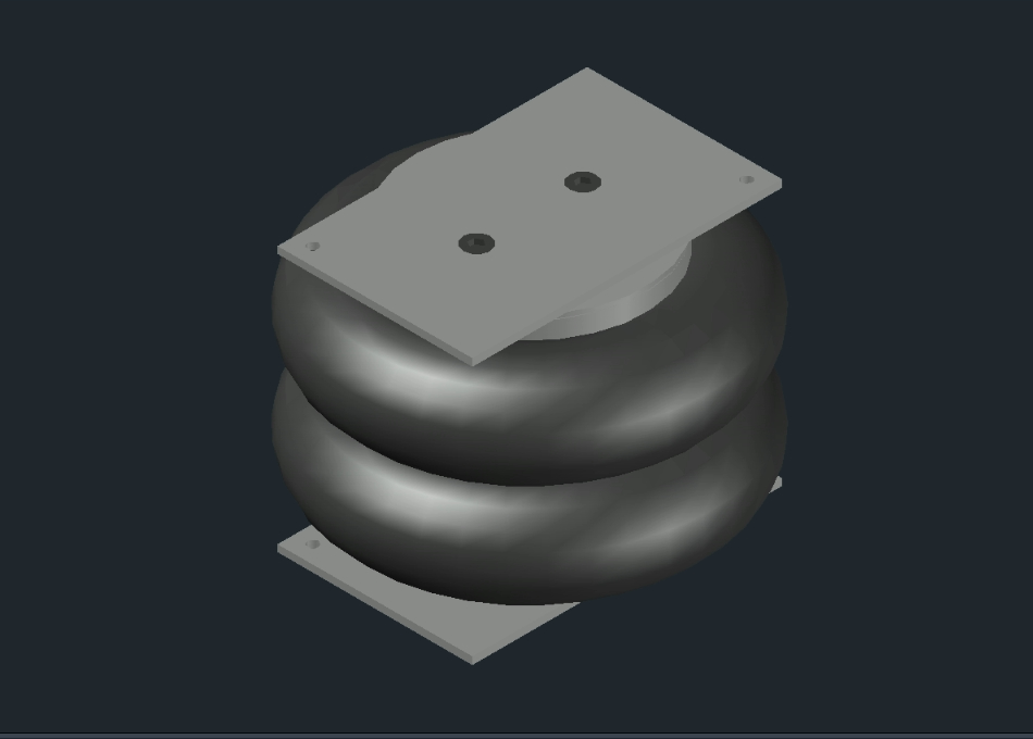 Soporte de Compresor de Neumático 3D