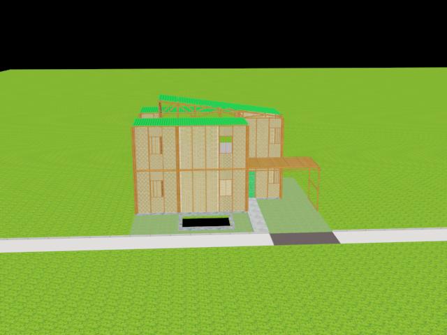 Bamboo Housing 3D