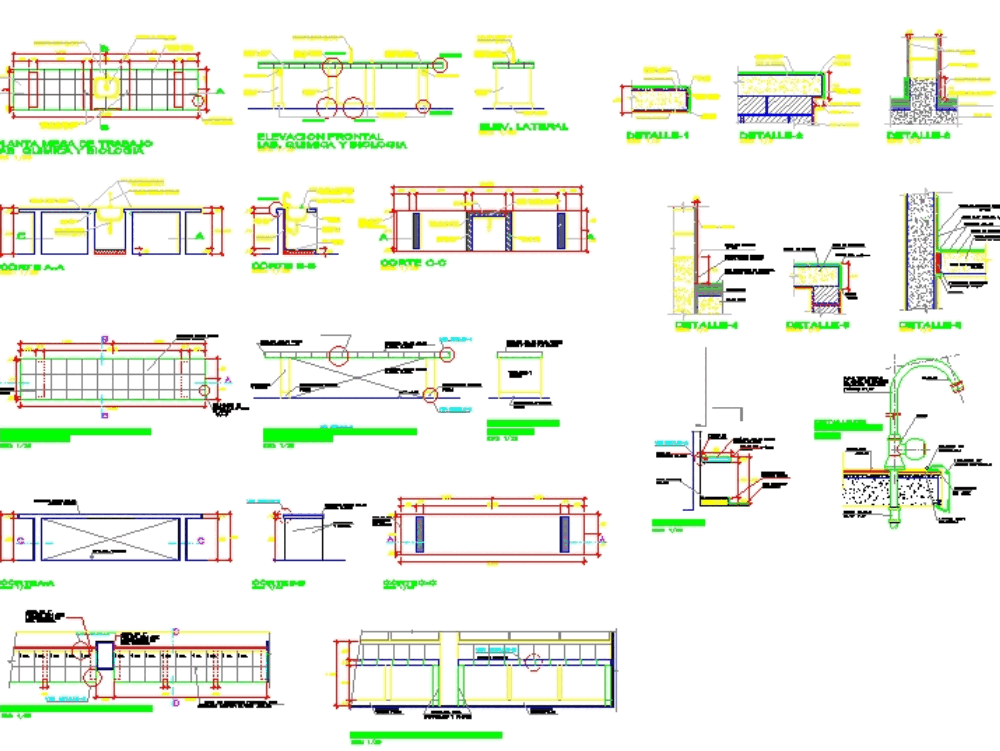 College Laboratory Table In Autocad Cad Download 23084 Kb Bibliocad 