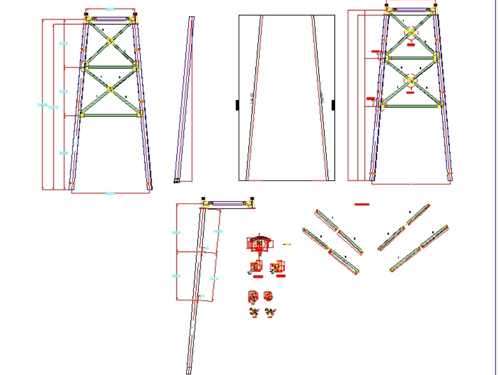 suspension bridge tower