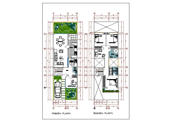 Azuma house planos autocad gratis