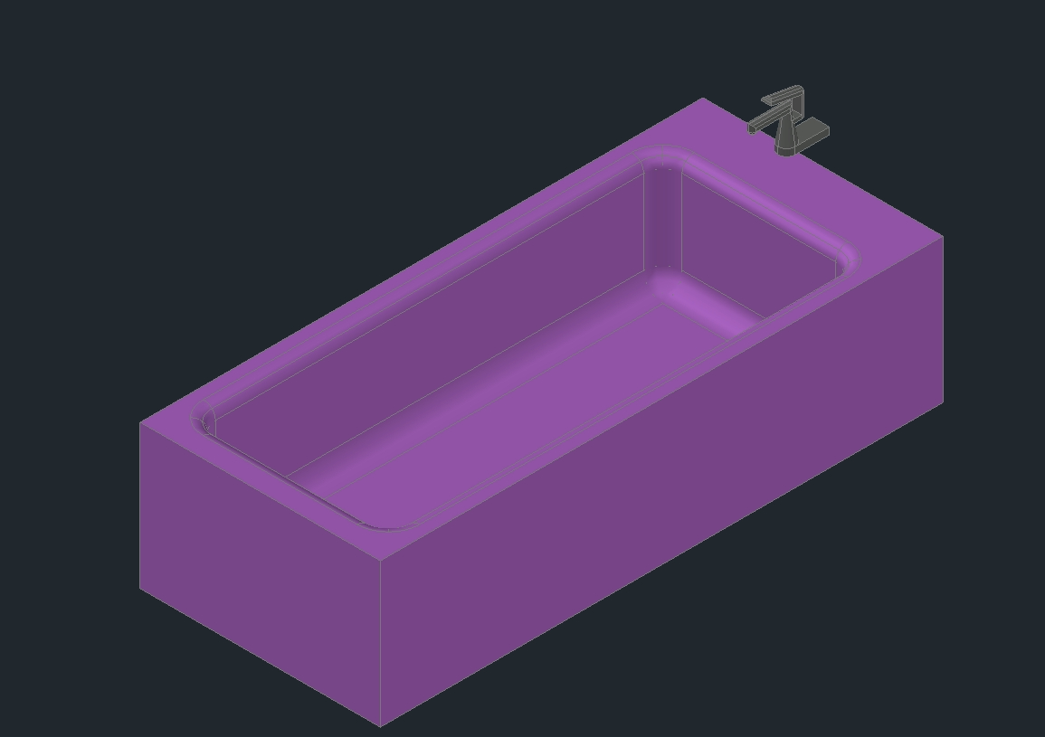 3d bathtub