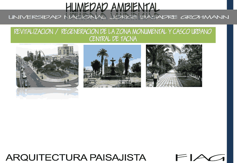 Arquitectura Paisajistica - Humedad Ambiental