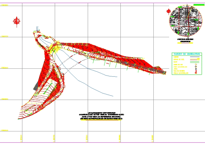 Zambiza topographique