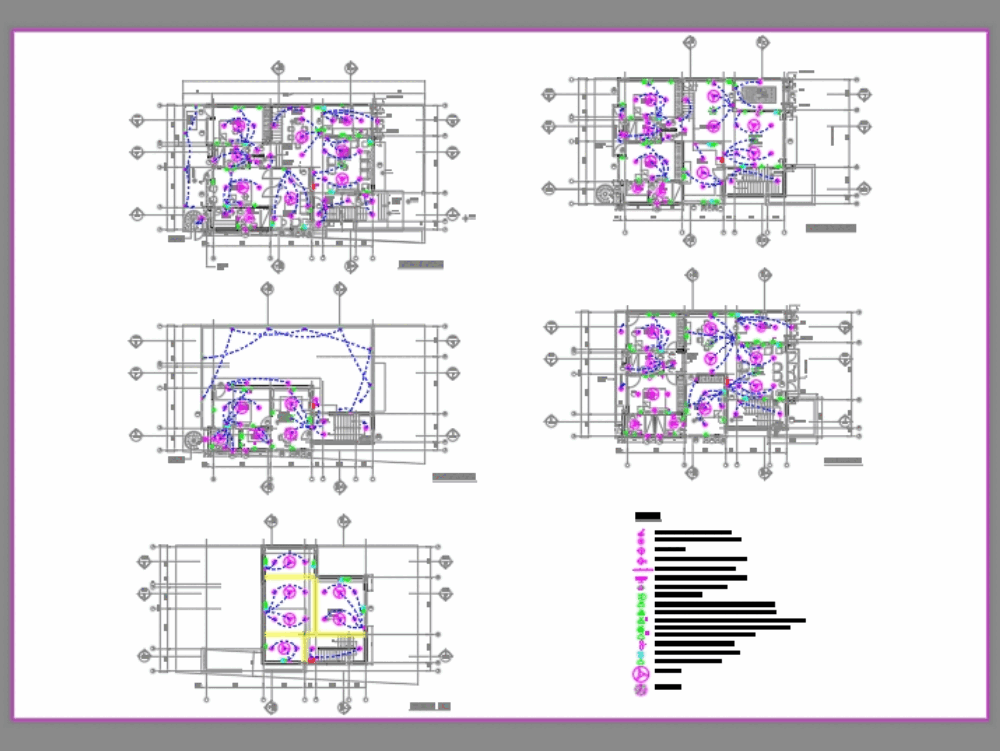 Electrical layout of a house in AutoCAD | CAD (316.71 KB ... residential electrical wiring plans 