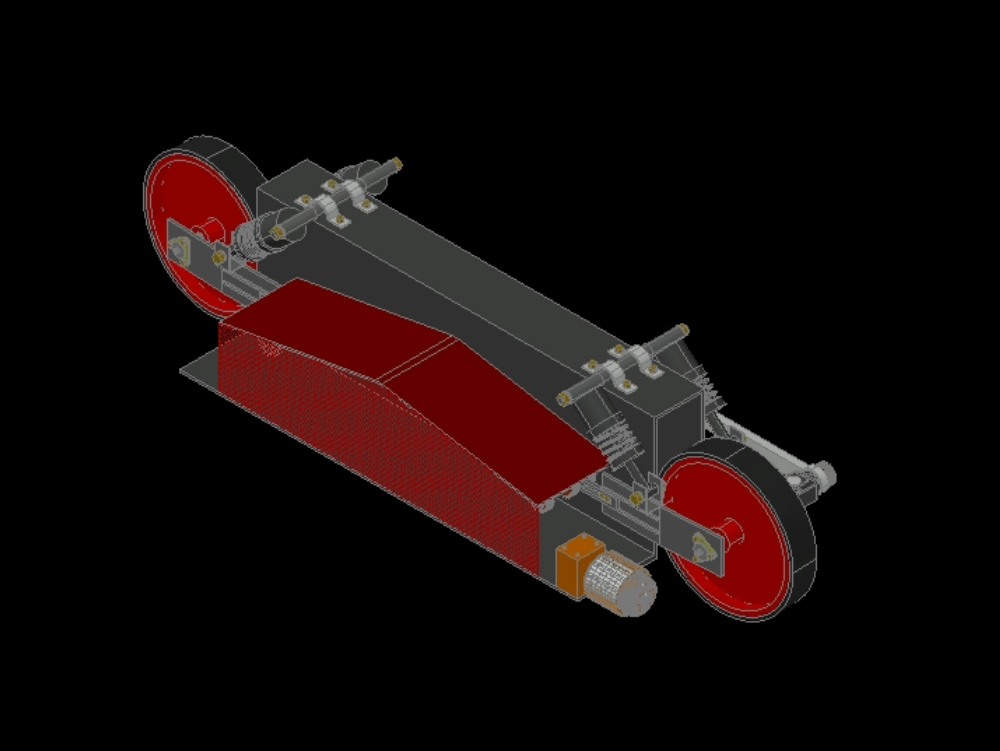 Barredor para tanques circulares en 3D
