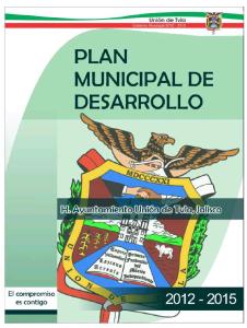 Plan de desarrollo municipal de union deTtvla; Jalisco