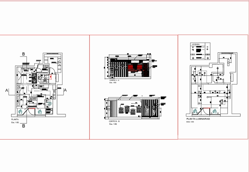 Diseño de tienda en AutoCAD | Descargar CAD gratis ( KB) | Bibliocad