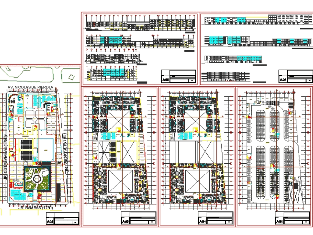 MULTIFUNCTIONAL FRONT BUILDING PROJECT LEAVING COLLEGE (LIMA - PERU)
