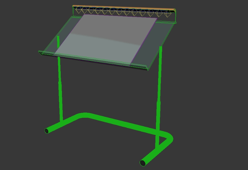 Lectern conductor 3d