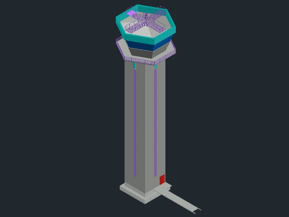 control tower 3d