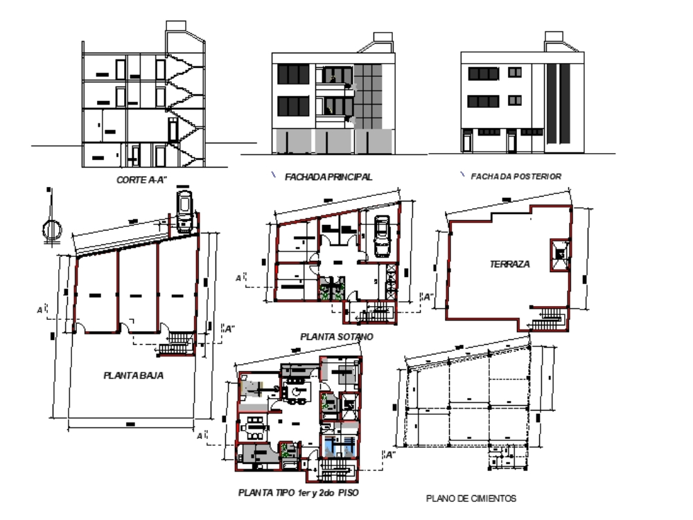 4-level commercial housing