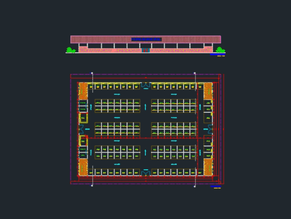 Centro Cultural En Autocad Descargar Cad Gratis 514 17 Kb Bibliocad