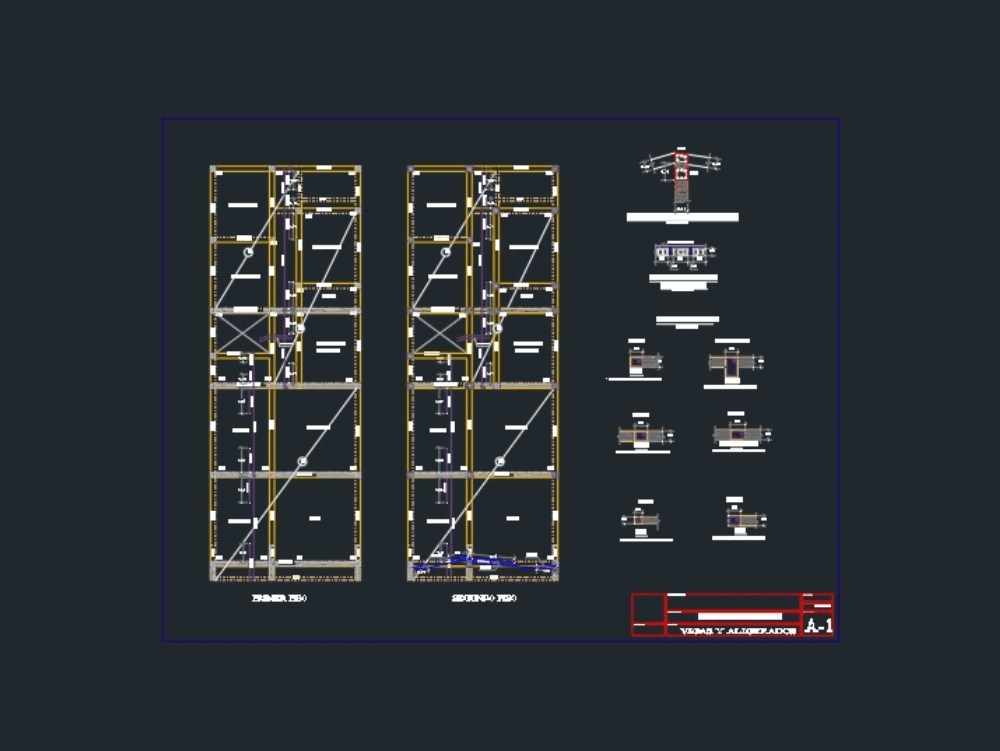 Einfamilienhaus in AutoCAD | Kostenlos CAD herunterladen (907.77 KB