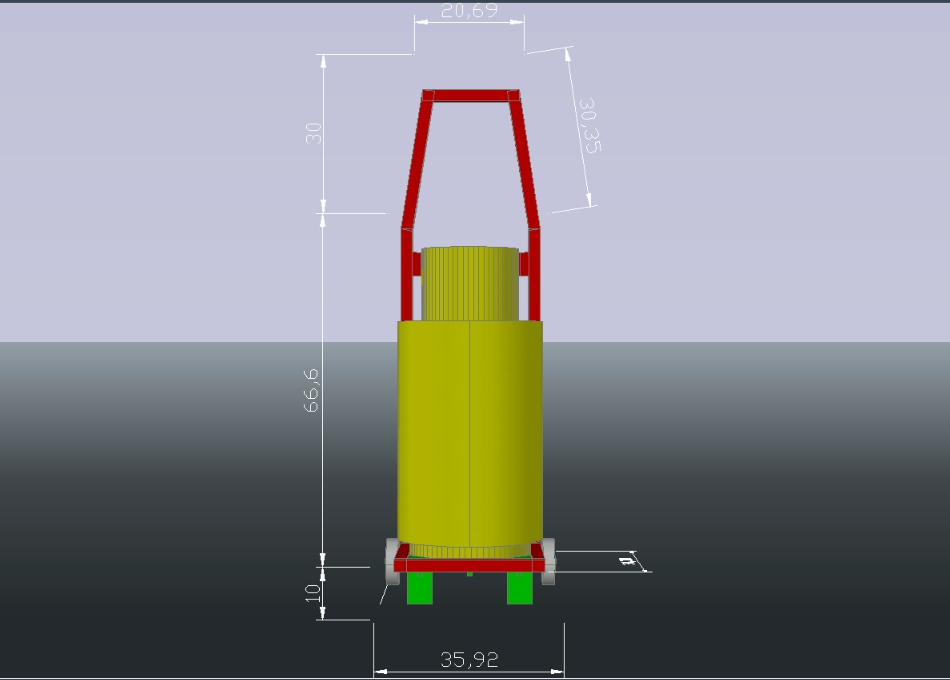 3d gas cart in AutoCAD Download CAD free (141.76 KB) Bibliocad