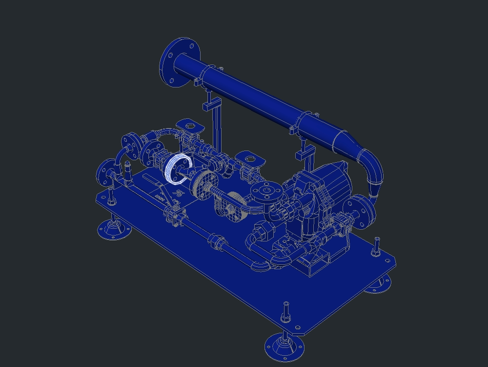 Piping for 3d steam