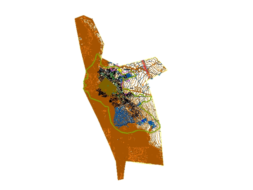 Mapa de cajamarca - peru.
