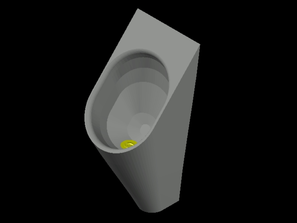 urinoir en 3D