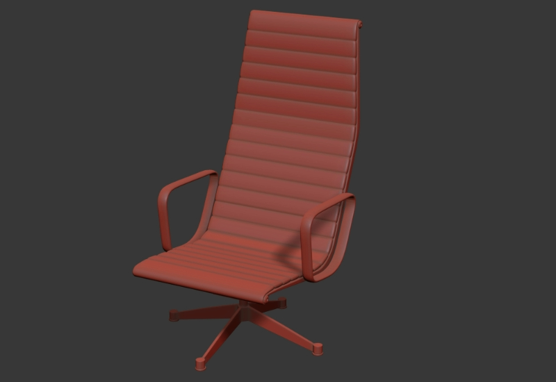 Chaise de bureau 3d