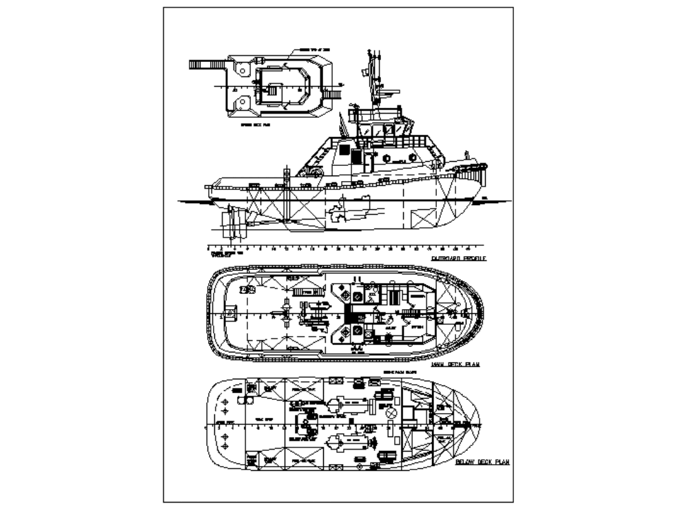 Rm tugboat annie in AutoCAD | CAD download (506.59 KB ...