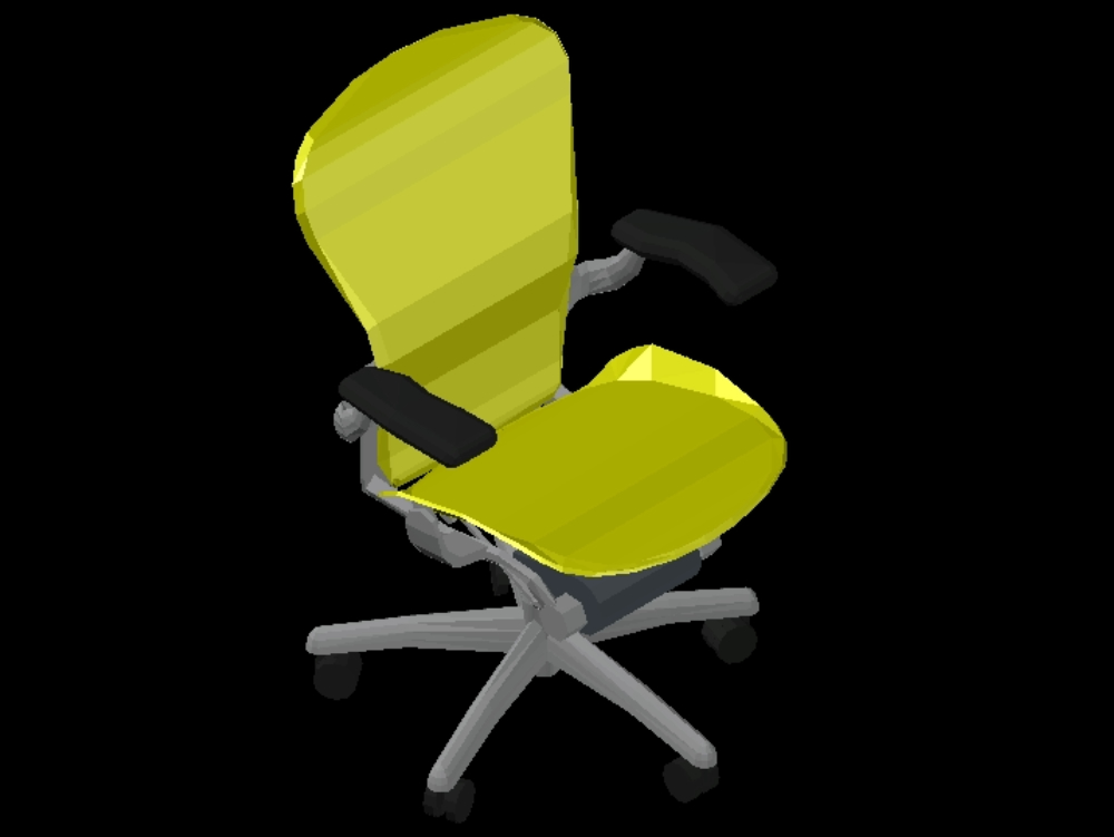 cadeira de ar 3d