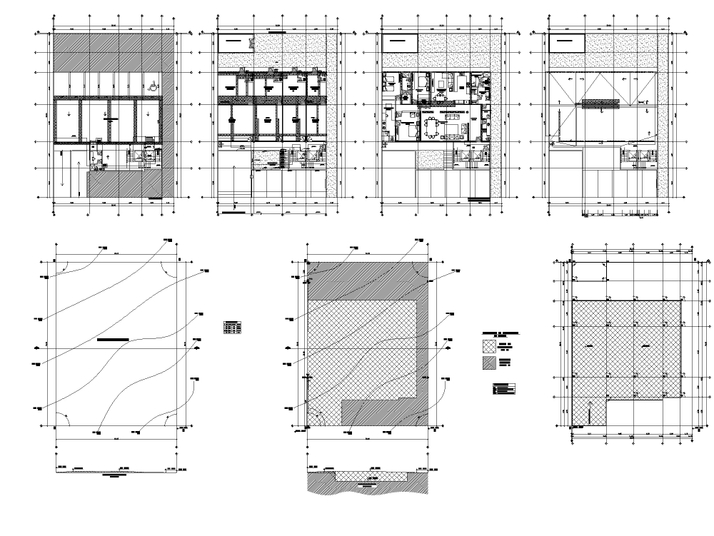 Mixed-use building in AutoCAD  Download CAD free (22.22 KB