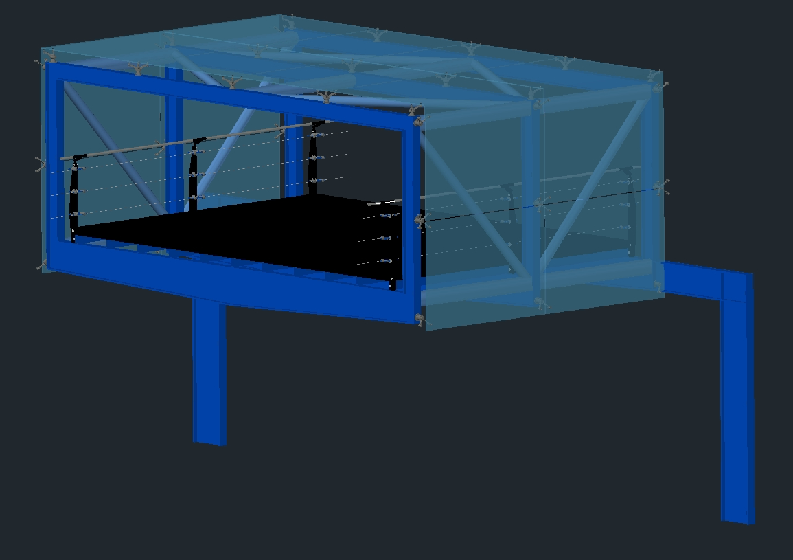 3D-Stahlbrücke