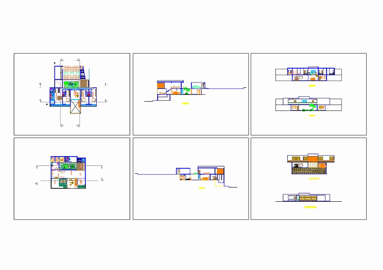Strandhaus in mancora in AutoCAD | Kostenlos CAD herunterladen (1.06 MB
