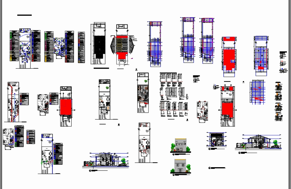 Projet complet de maisons unifamiliales