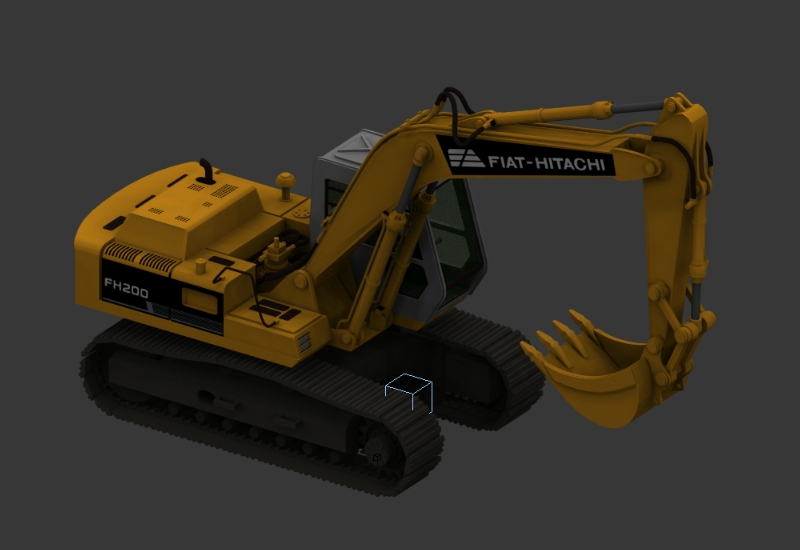 3D excavator